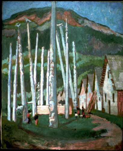 'Kispiox Village' / Emily Carr / B.C. Archives / PDP00634