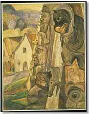 'Kispiox Village' / Emily Carr / Vancouver Art Gallery / 42.3.104