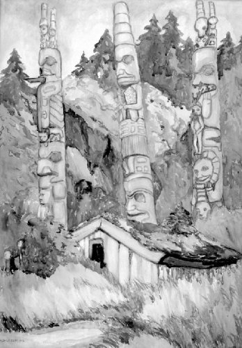 'Haida Totems' / Emily Carr / B.C. Archives / PDP00612