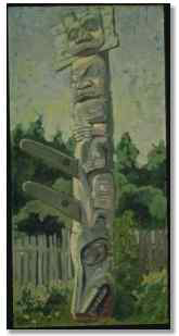 'Skidegate' / Emily Carr / Vancouver Art Gallery / 42.3.46